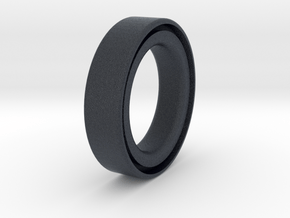 Spinner Ring in Black PA12: 6 / 51.5