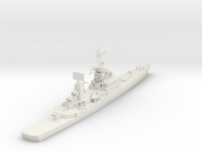 1/700 Scale USS Bainbridge CGN-25 in White Natural Versatile Plastic