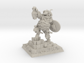 Undead Beastman Chieftain in Natural Sandstone