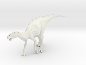 Dinosaur Brachylophosaurus Small HOLLOW in White Natural Versatile Plastic