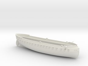 1/700 La Gloire Hull in White Natural Versatile Plastic