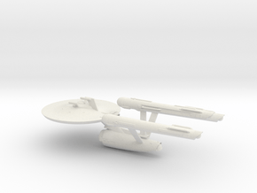 TOS Constitution Dreadnought in White Natural Versatile Plastic