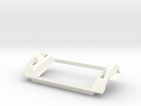 Lotus Elise Series 2 - 2DIN Mounting plate in White Smooth Versatile Plastic