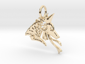 Creator Pendant in 14k Gold Plated Brass