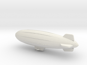 1/700 Scale US Navy WW2 K Type Blimp in White Natural Versatile Plastic