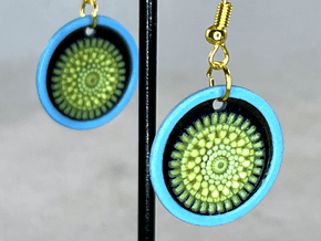 Dandelion Earrings in Standard High Definition Full Color