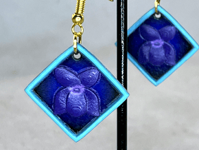 Violet Earrings in Standard High Definition Full Color
