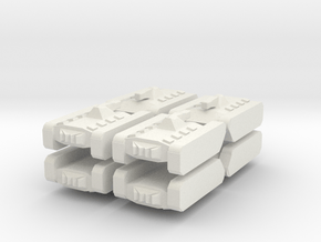 8 Tank x8 in White Natural Versatile Plastic