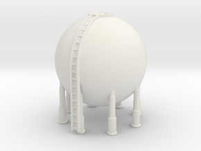 LNG Spherical Tank 1/220 in White Natural Versatile Plastic