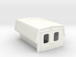 Utility Enclosure Truck Bed 1-50 Scale in White Smooth Versatile Plastic