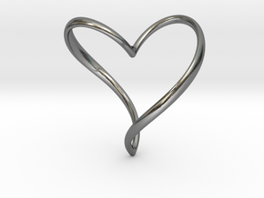 INFINITE LOVE in Polished Silver