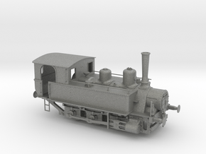 1/56th scale MAV 377 class steam locomotive in Gray PA12