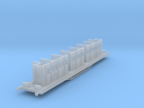 HBVC - Victorian Railways BV Carriage Chassis in Smooth Fine Detail Plastic