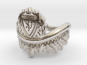 Good Omens: Aziraphale's Ring in Rhodium Plated Brass: 3.5 / 45.25