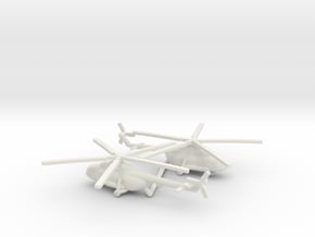Mil Mi-17 Hip in White Natural Versatile Plastic: 1:350