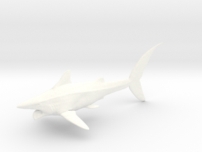 helicoprion 1/40 in White Smooth Versatile Plastic