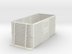 OO Scale Beet Box in White Natural Versatile Plastic
