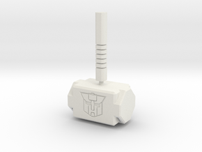 Transformers wreckers hammer in White Natural Versatile Plastic