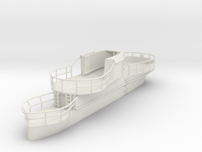 1/40 U-Boot VII/C U-441 Conning Tower in White Natural Versatile Plastic