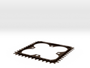 Sqr Chainring 104 BCD 48T in Polished Bronze Steel
