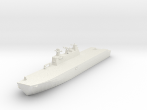 HMAS Canberra L02 in White Natural Versatile Plastic: 1:3000