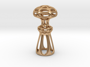 Chess pawn in Polished Bronze