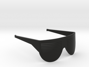 Pin Glasses rCurve in Black Smooth Versatile Plastic