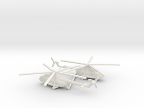 Mil Mi-8P Hip in White Natural Versatile Plastic: 6mm