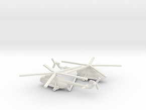 Mil Mi-8P Hip in White Natural Versatile Plastic: 1:350