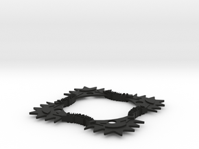 Experimental Chainring in Black Smooth PA12