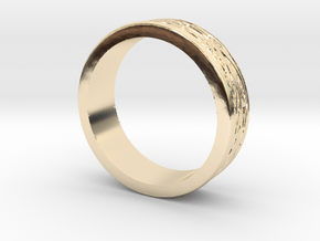 Roman inspired ring in 14K Yellow Gold