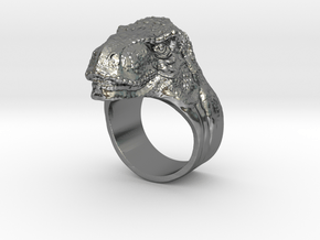 T-Rex ring in Polished Silver