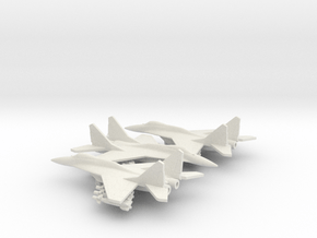 MiG-29UPG in White Natural Versatile Plastic: 1:350