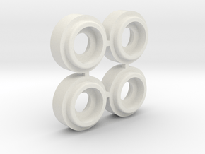 SG Racing Coyote hub double bearing mod in White Natural Versatile Plastic