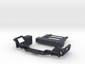 SCX24 Toyota Hilux Rear Bumper with Hinge-Mount in Black PA12