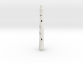 Golden Flute 11 inches - Custom in White Natural Versatile Plastic