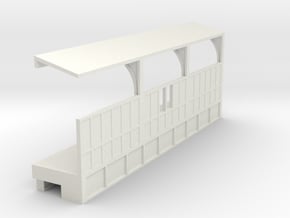 NYC Subway Highline Platform Right N scale in White Natural Versatile Plastic