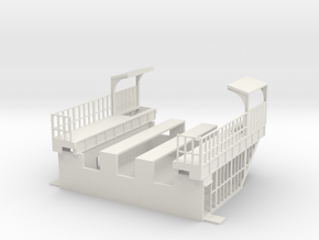 NYC Subway Highline Station N scale in White Natural Versatile Plastic
