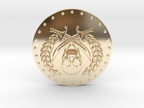Pirate Coin in 14K Yellow Gold