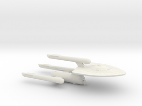 3788 Scale Federation Light Dreadnought Carrier in White Natural Versatile Plastic