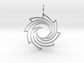 Phoenix Vortex (Flat) in Natural Silver