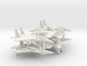 F-15E Strike Eagle (Loaded) in White Natural Versatile Plastic: 1:700