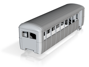 w-cl-87-west-clare-railcar-trailer-coach in Tan Fine Detail Plastic