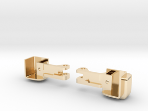 AGS LR trigger buttons in 14k Gold Plated Brass