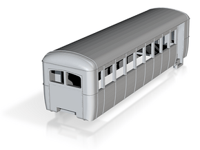 w-cl-100-west-clare-railcar-trailer-coach in Tan Fine Detail Plastic