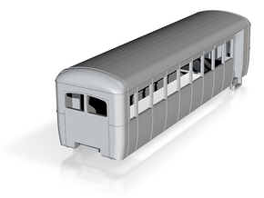 w-cl-76-west-clare-railcar-trailer-coach in Tan Fine Detail Plastic