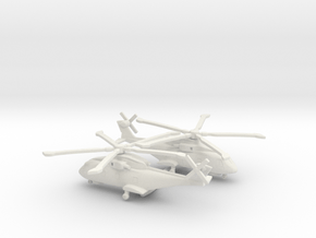 AgustaWestland EH101 Merlin in White Natural Versatile Plastic: 1:350