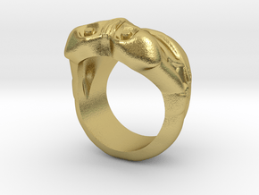 Stormtrooper Ring in Natural Brass: 10 / 61.5