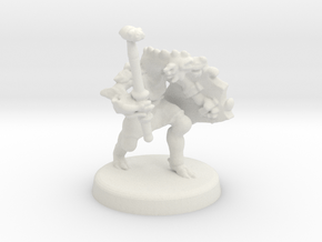 Arjhane (Dragonborn Fighter) in White Natural Versatile Plastic