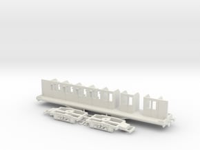 HO/OO Special Express Brake Chassis Bachmann in White Natural Versatile Plastic